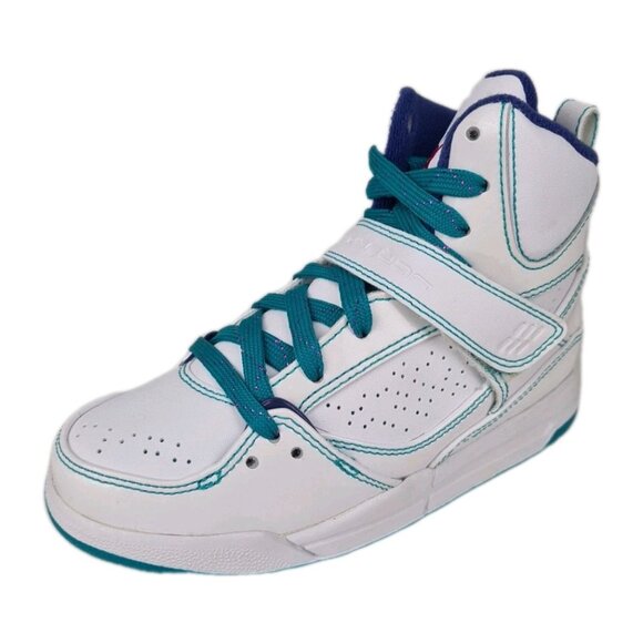Air Jordan Flight 45 High PS White Leather LITTLE KIDS - Picture 2 of 12